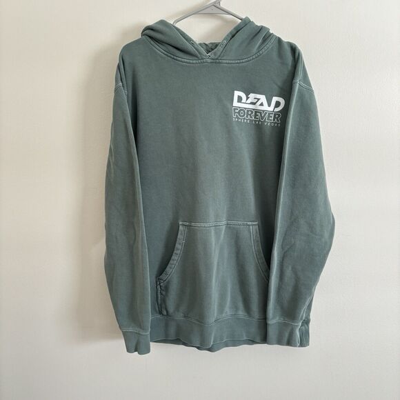 Grateful Dead Forever Hoodie Mens Large Green Sphere Las Vegas Merch Sweatshirt - Picture 2 of 10